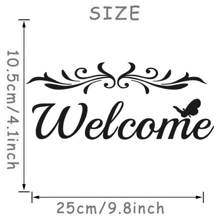Welcome%20Wall%20Decal%20Home%20Door%20DIY%20Removable%20PVC%20Sticker%20Art%20Entryway%20Mural%20Decor%20-%20Image%204