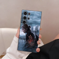 The L-Last of Us Game Phone Case For Samsung Galaxy S25 S24 S22 S23 Ultra S21 S20 Plus 5G Frosted Non-Slip Full Cover Case. 
