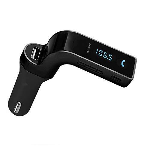 Upgraded CARG7 Bluetooth Car Charger T Flash USB Direct Connect FM