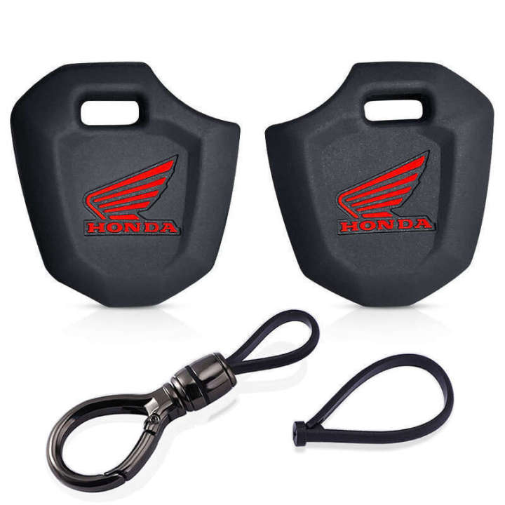 Honda%20Msx%20125%20Rebel%20300%20Wave%20100%20Grom%20Cb300%20Cbr300%20Silicone%20Motorcycles%20Accessories%20Keychain%20Key%20Case%20Keyring%20Cover%20Holder%20Shell%20Protecotor%20-%20Image%203