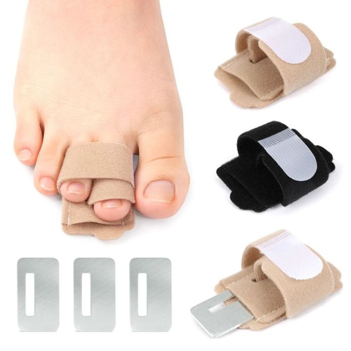 New Gel Toe Separator with Support Plate Effective Toe Splints Bandages Adjustable Feet Bone Thumb Adjuster Foot Care Tool