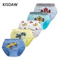 5 PC/Lot Racing Car Pattern Boys Triangle Underpants Cotton Children Panties Breathable Kids Underwear Boy Panty Non-Fluorescent. 