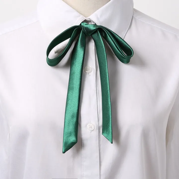 Fashion%20Thin%20Satin%20Bow%20Tie%20Vintage%20JK%20Fancy%20Necktie%20Knot%20Shirt%20Accessory%20Elegant%20Ribbon%20-%20Image%202