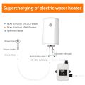 Water Pressure Booster Pump for Home 24V Automatic Shower Water Pressure Booster Silent Water Recirculating Pump with Power Adapter 150W Max Lift 92ft for Sprinklers Shower Kitchen Garden. 