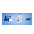 USR-DR302 Din Rail Serial RS485 to Ethernet TCP IP Server Module Ethernet Converter Modbus RTU to Modbus TCP Unit. 