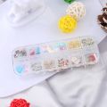 Transparent Plastic Storage Jewelry Box Compartment Adjustable Container For Beads Earring Box Jewelry Rectangle Case. 