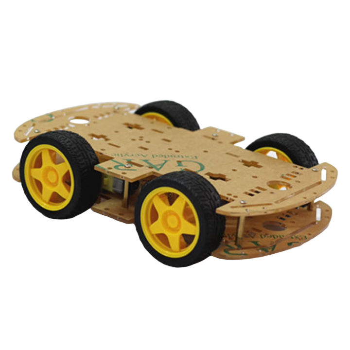 Arduino%204WD%20Car%20Chassis%20Kit,%20Robot%20Kit,%20Robot%20Car,%20Smart%20Chassis%20Kit%20With%204%20TT%20Motor,%20Smart%20Robot%20Car%20Chassis%20DIY%20Learning%20Kit%20-%20Image%202