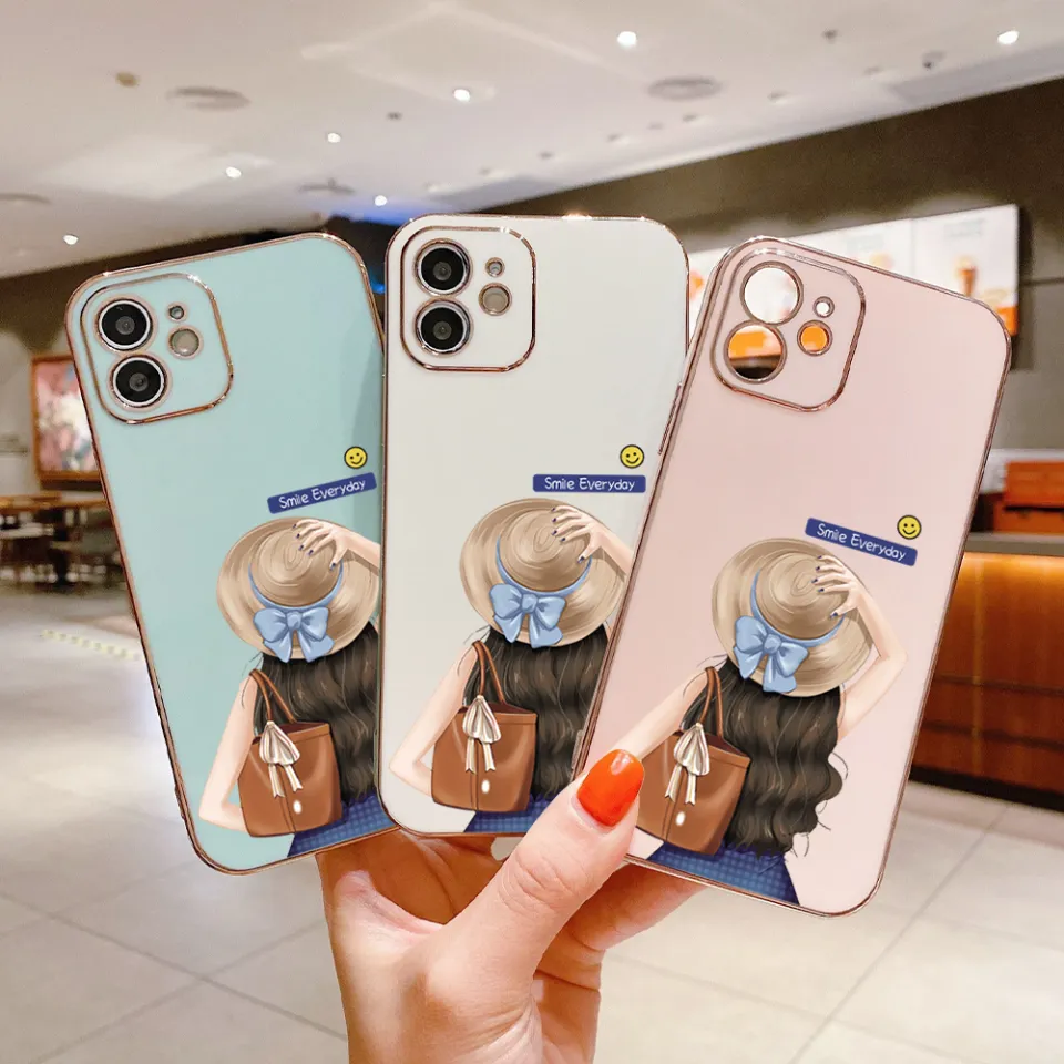 TA for Samsung Galaxy A11/M11 Back Cover Free Lanyard Back Girl