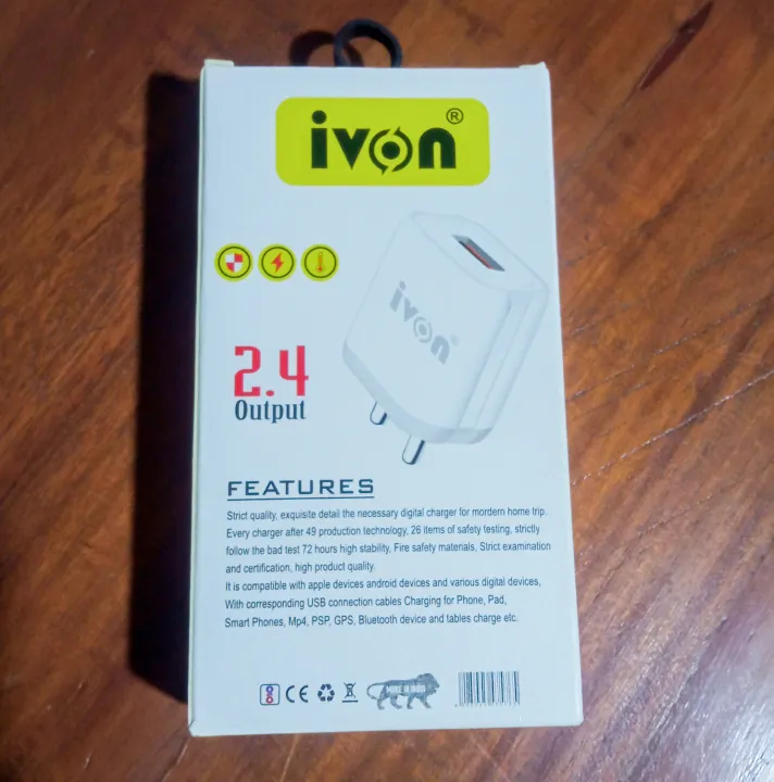 IVON%20Micro%20USB%20Charger%20High%20Current%20Fast%20Efficient%20Charging%20Safe%20and%20Energy%20Saving%202.4A%20Output%20Charger%20-%20Image%202