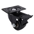 Heavy Duty Casters with Brakes, Table Casters with Safety Double Lock, Floor Protection, Swivel Rubber Casters. 