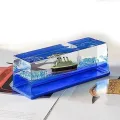 Titanic Floating Ship Wave Cruise Ship Decoration, Car Interior Dashboard Decoration Floating Ship Titanic and Pirates of Carrabin Ship Stress relief. 