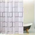 Waterproof Shower Curtain PEVA Fabric Bathroom Home Hotel Bath Drape With Hooks. 