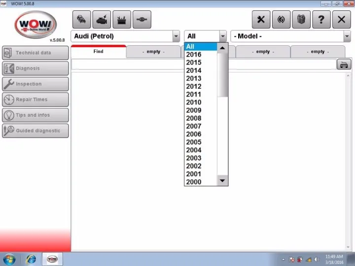 Newest Wurth WOW 5.00.8 R2 CD DVD Multilanguage With Free Keygen For Vd Tcs Pro 150e Multidiag Cars and Trucks - Send 16GB U Disk - English