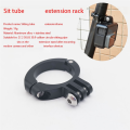 1 Piece Interface Expansion Bracket Black for Seat Tube Suitable for Installing Interface Equipment. 