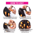 100 Pcs Perm Rods Hair Perm Rods with Elastic Rubber Band for Women Hairdressing Styling Tool. 