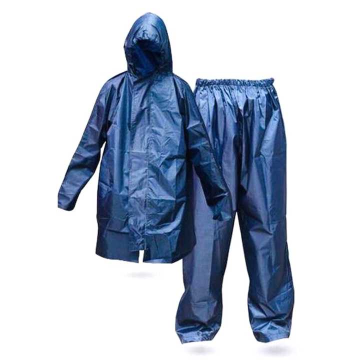 Classic Adult Rain Coat Long With Pants - Full Set
