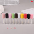 5pcs 1.5/3ml Mini Plastic Empty Clear Lip Gloss Tube Balm Makeup Bottle Container Cosmetic Container Cologo. 