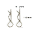 Rubber Body Clip Retainer Shell Fixed Buckle Lock with Shell Hole Opener Parts Kit for 1/12 1/14 1/16 RC Car. 