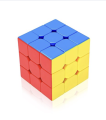 3x3x3 Rubik Cube - Sticker-less Smooth Speed Stickerless Magic Cube. 