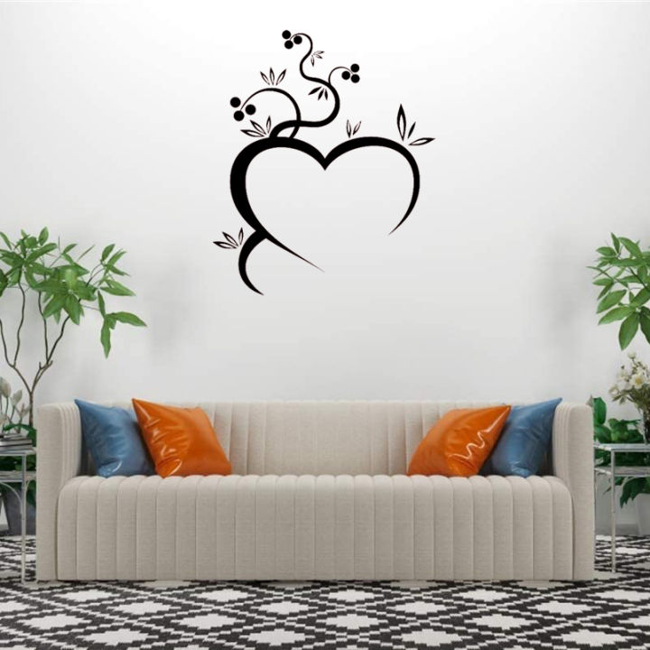 Black%20Heart%20Love%20nature%20wall%20decoration%20wall%20stickers%20for%20bedroom%20kids%20room%20birthday%20gift%20decoration%20wall%20deco%20wall%20sticker%20-%20Image%203