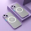 NNBILI NEW Luxury Matte Magnetic For Magsafe Wireless Charge Case For iPhone 16 15 14 13 11 12 Pro Max Mini Plus Max Armor Cover. 