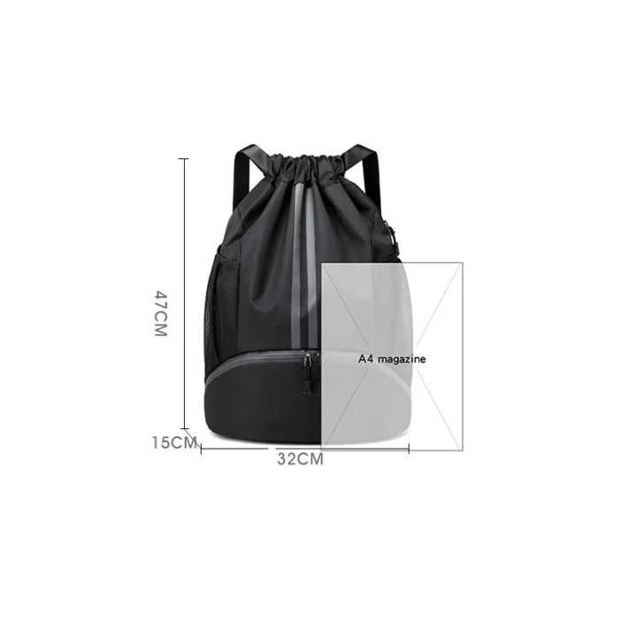 Waterproof%20GYM%20Bag%20Swimming%20Fitness%20Backpack%20Travel%20Sports%20Bag%20Independent%20Wet%20And%20Shoe%20Compartment%20Drawstring%20Basketball%20Pouch%20-%20Image%203