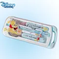 Disney Stitch Suit Tableware Spoon Fork Cartoon Cute Winnie The Pooh Chopsticks Tableware Stainless Steel Spoon Child Party Gift. 