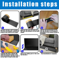 1 PCS Toy Blocker Black for Under Couch Prevent Toys Into the Sofa for Pets Sofa Baffle. 