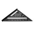 Aluminum Alloy Triangle Rule 90 Degree Thickening Angle Ruler Carpenter Measurement Square Ruler Layout Tool Measurement Tool. 