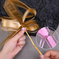 1/5PCS Silk Pull Flower Ribbon Gift Birthday Wedding Festival Party DIY Flower Ribbon Home Decoration Accessory. 