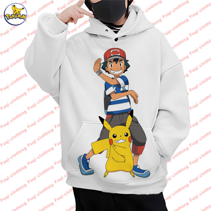 Pocket%20monster%20-%20Picachu%20hoodie%20Baokemeng%20series%20printed%20hoodie%20long-sleeved%20men's%20sweatshirt%20top%20children's%20coat%20-%20Image%205
