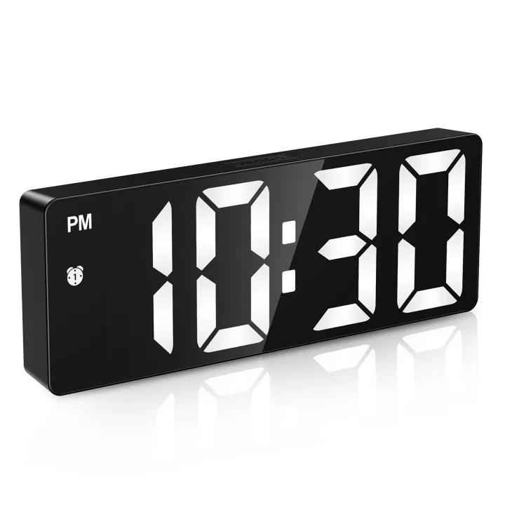 ShopSphere ORIA Upgraded LED Clock Digital Alarm Clocks Desktop Bedside ...