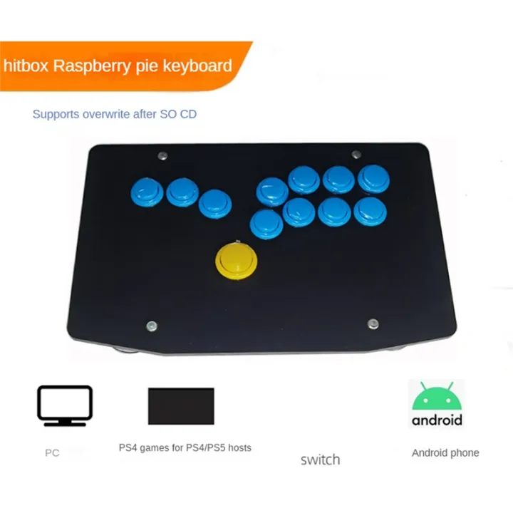 DIY%20Controller%20Full%20Button%20Arcade%20Fighting%20Stick%20Game%20Controller%20Hitbox%20Style%20Joystick%20for%20PS4/PS5/PC/SWITCH/Android%20Parts%20Accessories%20-%20Image%209