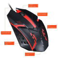 T-Wolf V1 RGB Breathing Light Gaming Mouse 1200DPI Optical Mouse. 