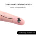Universal In-ear 3.5 mm Wired Noise Reduction Sleep Earphones Soft Silicone Soundproof Headphone With Mircophone Wired Headset. 
