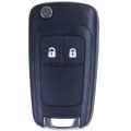 Foldable shell 2 buttons for remote key Vauxhall Astra Opel Insignia. 