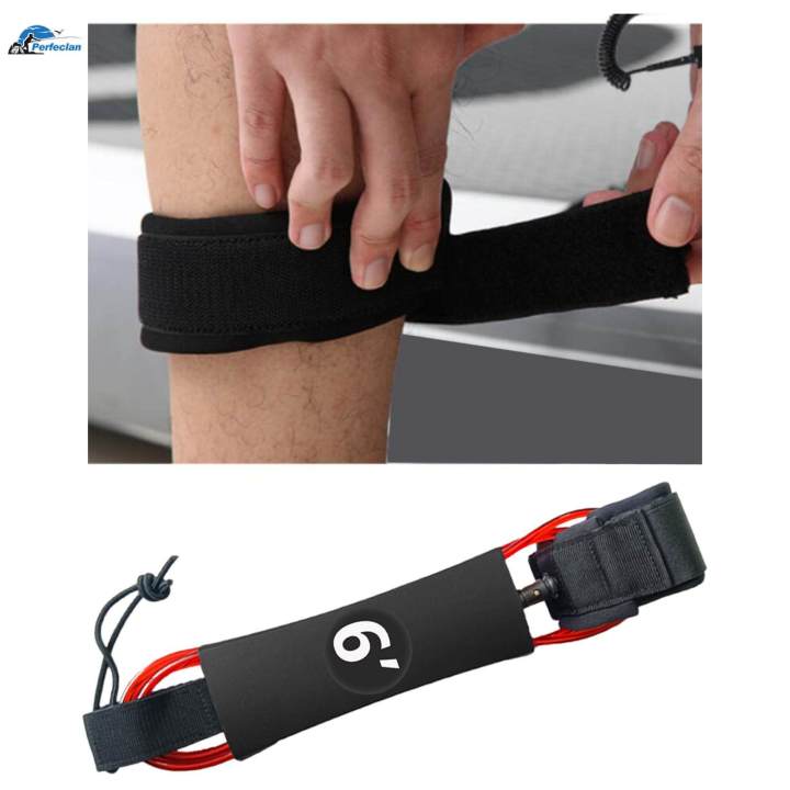 Surfboard%20Leash%20Paddle%20Board%20Leash%20Raft%20Kayak%20Rope%20Paddle%20Board%20Ankle%20Strap%206ft%20Red%20-%20Image%206