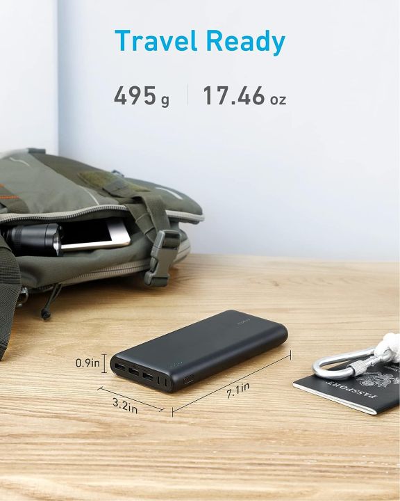 Anker%20337%20Power%20Bank%20(PowerCore%2026K)%20Portable%20Charger,%2026800mAh%20External%20Battery%20with%20Dual%20Input%20Port%20and%20Double-Speed%20Recharging,%203%20USB%20Ports%20for%20iPhone,%20iPad,%20Samsung,%20Android%20and%20Other%20Devices%20(%201%20Year%20Warrenty)%20-%20Image%204