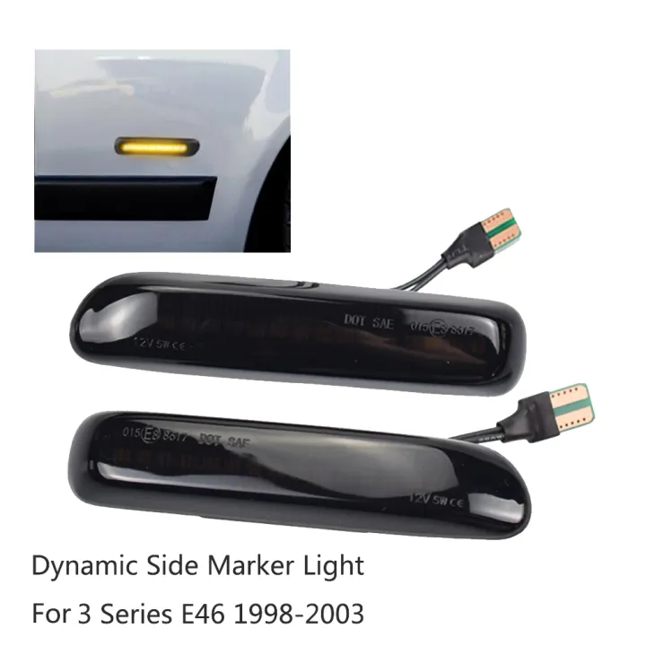 OUMERY%20Car%20Smoked%20LED%20Dynamic%20Side%20Marker%20Light%20Turn%20Signal%20Blinker%20for%203%20Series%20E46%20Coupe1997-2001%20-%20Image%203