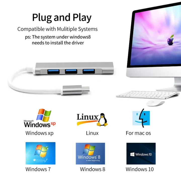 4%20In%201%20Multiport%20Type%20C%20hub%20USB%203.0%20to%204%20Ports%20USB%203.0%20Aluminum%20Alloy%20HUB%20Adapter%20for%20Computer%20Transfer%20Data%20USB%20HUB%20adapter%20-%20Image%204