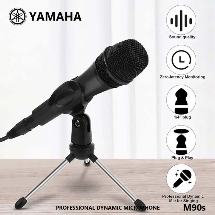 Yamaha M90s Professional Dynamic Wired Microphone For Karaoke/Vocal Yamaha Microphone