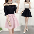 Jianlou-Women's Chiffon Shirt Summer Skirt Short Skirt Autumn and Winter Korean Style Loose Bottoming Top Quality Assurance. 