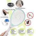 Electric Rechargeable Racket with Torch Light | Rechargeable Mosquito Racket with Light | Mosquito Fly Insect Killer Racket Zapper Bat with Light. 