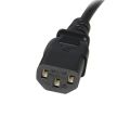 6FT Standard Computer Power Extension Cord - Black Comprehensive PC Power Extension Cord. 