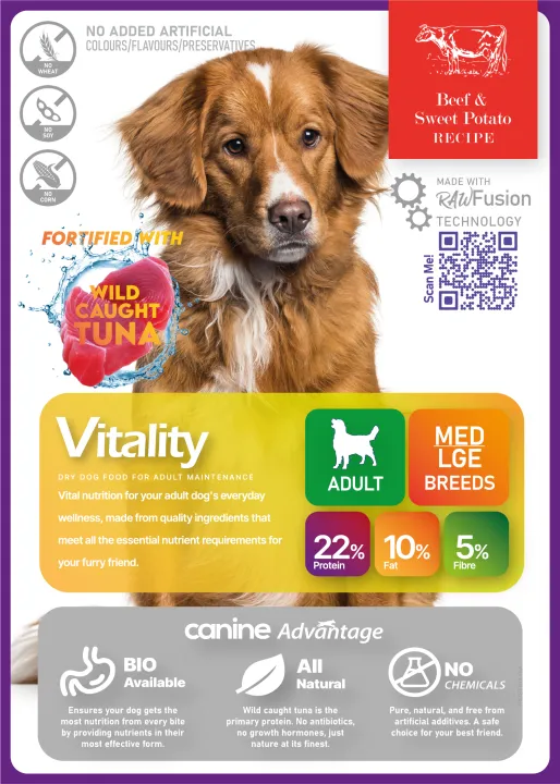 Canine%20Plus+%20Vitality%20Dog%20Food%20%5BBeef%20&%20Sweet%20Potato%5D%202.8kg%20-%20Image%202