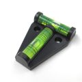 1PC Mini T Type Spirit Level Measurement Instrument Triangular Plastic Level Indicator T-Type Spirit Level Bubble Shell New N26. 
