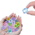 81 Pcs Fake Ice, Colorful Acrylic , Reusable Ice-Cubes for Home Decor, Vase Fillers for Centerpieces. 