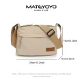 MATEYOYO Women's Bag Solid Shoulder Bag Cross-body Bag Waterproof Bag Multi Layer Large Capacity Bag Lightweight Portable Adjustable Shoulder Straps For Traveling Shopping Outdoor. 