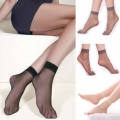 Short stockings ultra-thin stretch silk [PrettySet] 10 pairs of women's ankle socks. 