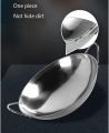 Multipurpose Stainless Steel Wok Pan Easy to Clean, Modern Simplicity Thicken Double Ear Chef Pots Cooking Pot Kitchen Cookware. 